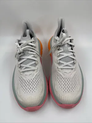 Hoka One One Women’s Clifton Edge Running Shoes Us10 Gray Pink Orange 1110511 thumbnail 3
