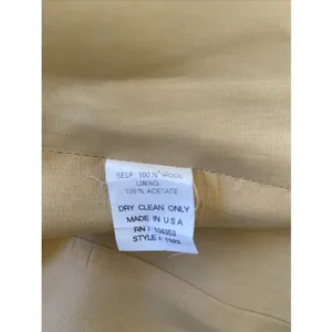 Penta Belted Zip Front Wool Jacket Womens Size 4 Tan Camel Professional Blazer thumbnail 6