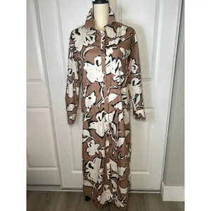 Maeve Anthropologie The Soren NWT Floral Shirt Dress Midi‎ Button Down Small thumbnail 3