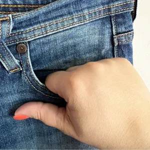 Levi’s 505s Distressed straight‎ Leg Short Denim Jeans thumbnail 9