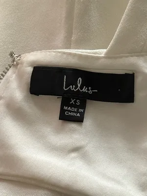 Lulus White Deep V Sleeveless Structured Crop Top Bridal Party Bustier XS thumbnail 7