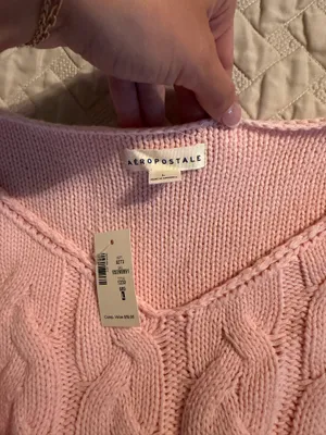 Aeropostale Sweater Knit Pink Women’s thumbnail 2