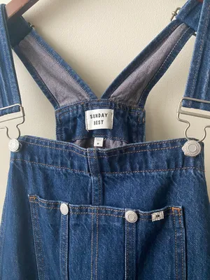 Aritzia Sunday Best Denim Overalls Medium thumbnail 8
