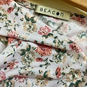 NWOT Beacon Emerson Knit Midi Floral Women’s Dress Size Medium thumbnail 3