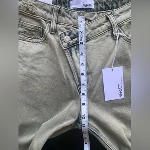 Vervet Beverly Super‎ High Rise Straight Distressed 100% Cotton Jeans Size 27 thumbnail 4