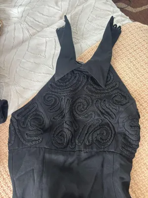 Black Halter Dress Size 6 thumbnail 3