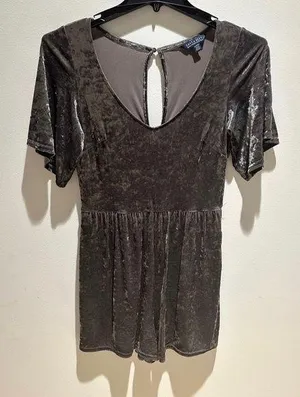 Aerie dark hunter green romper! thumbnail 1