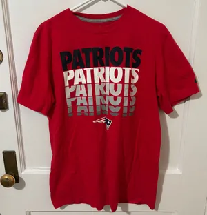 Nike Patriots Red  Tee thumbnail 1