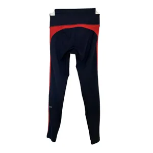 Splits59 Aerial Double Stripe Orange/Red High Rise Leggings XS Workout Yoga thumbnail 3