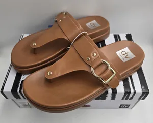 Dolce Vita Women's Footbed Sandal US Size 9 Tan Ulani New In Box Light Brown thumbnail 1