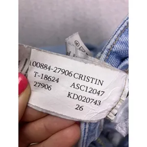 Mavi Jeans Cristin Jeans Women‎ 30 Blue High Rise Wide Leg Raw Hem Denim thumbnail 5