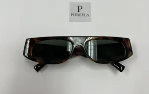 90s Style Oval Leopard Sunglasses Multi thumbnail 5
