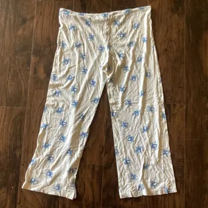 Wide Leg Pajama Pants White thumbnail 3