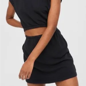 Aerie Offline Black jersey Dress. Loungewear, activewear. thumbnail 1