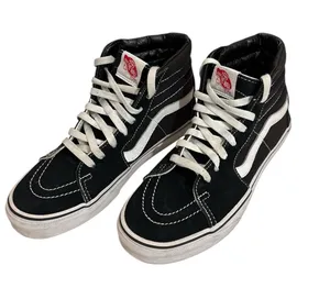 Vans Black and White High-Top Sneakers thumbnail 1