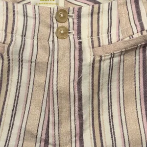 Maeve Pants Wide Leg Linen Coastal Shimmer Cottage Beach Palazzo Resort Stripe 4 thumbnail 5