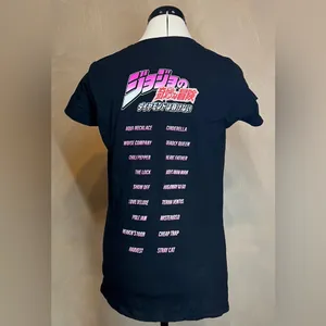 JoJo's Bizarre Adventure Anime women’s short sleeve Casual Graphic T-Shirt|Sz:M thumbnail 3