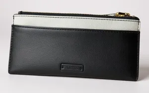 Fossil Keely Tab Black & White Wallet SL7217 thumbnail 1