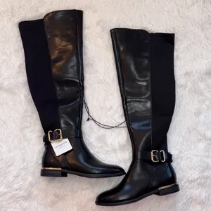 Universal Threads Liz Claiborne Memory Foam Black Knee-High Women's Boots thumbnail 2