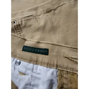 Lauren‎ Jeans Co Ralph Lauren Women's Modern Straight Khaki Tan Pants , 14 thumbnail 3