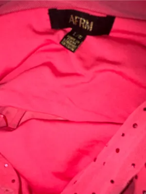 AFRM Hot Pink Evening Gown with Rosesette Size undefined thumbnail 2