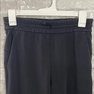 Lululemon Softstreme High-Rise Straight Leg Crop in Black thumbnail 3