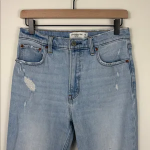 Abercrombie Skinny Jeans High Rise Women’s Size 28 6 Long Blue Denim thumbnail 3