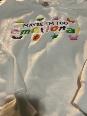 Olivia Rodrigo “Maybe I’m Too Emotional” Crewneck thumbnail 2