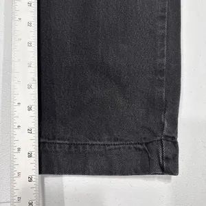 Forever 21 Jeans Womens Size 24 Cargo Wide Leg Belted Faded Black Denim Pants thumbnail 11