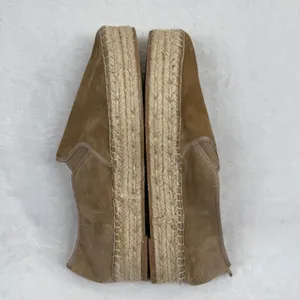 Sam Edelman Khloe Tan Suede Espadrille‎ Platform Slip On Flats 10M thumbnail 10