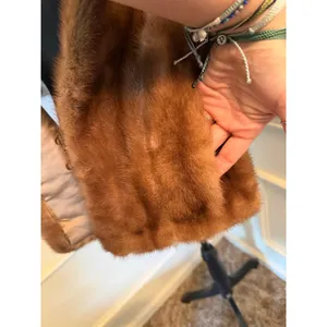 Vintage 50s/60s EMBA Autumn Haze Natural Brown Mutation Mink Fur Stole Capelet thumbnail 4