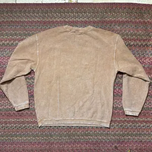Charles River Apparel THANKFUL BROWN RIBBED PULLOVER SWEATSHIRT thumbnail 5