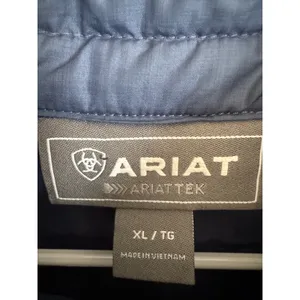 Ariat women's blue gray quilted Volt Insulated jacket‎ size xl thumbnail 2