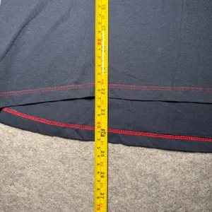 5TH & OCEAN NWT Women’s T-Shirt Striped Sleeves Blue Red XL thumbnail 6