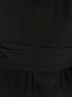 NWOT Lulus Bask in Love Black Long Sleeve Mock Neck Maxi Dress Small thumbnail 5