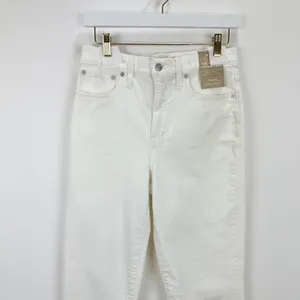 Madewell The Perfect Vintage Jean Tile White High Rise Classic Mom US 23 NWT thumbnail 9