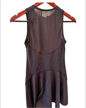Athleta Black Tennis Dress Mesh Back Sleeveless Sports Golf Fit Flare XS thumbnail 4