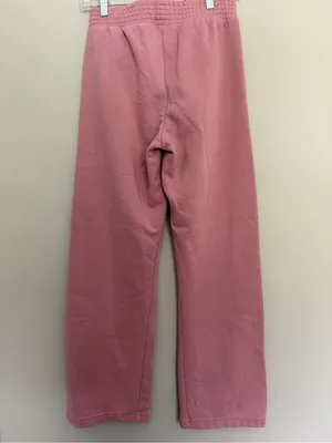Pact Dusty Rose Courtside Split Leg Sweatpants Small thumbnail 3