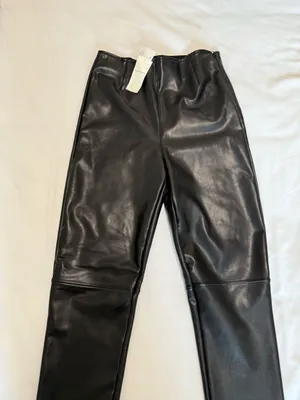 Nwt Abercrombie & Fitch Vegan Leather Pants thumbnail 3