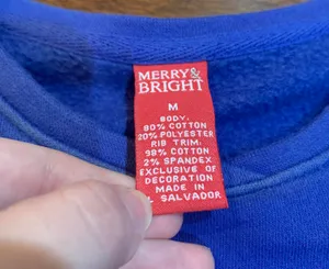 merry & bright reindeer pullover Size M thumbnail 5