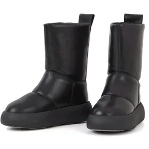 Vagabond Aylin Puffer Tall Boots Black Leather Women's Size 8 Sold Out‎ UO thumbnail 12