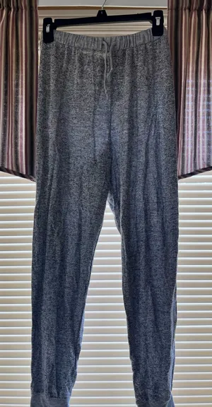 Pink Rose Soft Knit Lounge Pants thumbnail 1