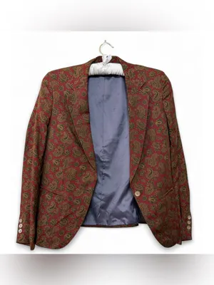 Vintage Mid 1980’s Schriver’s Corbin LTD Women’s Paisley Blazer Jacket Size S thumbnail 15