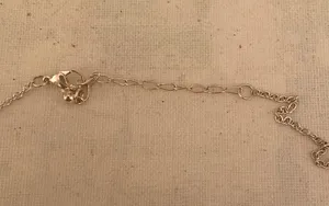 M Letter Necklace Silver thumbnail 3