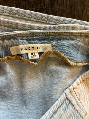 PacSun Patch Jean Skirt thumbnail 4