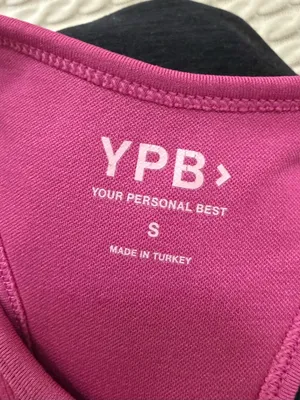 YPB Raspberry Ribbed Tank Top Pink thumbnail 3