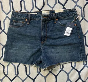 New Universal Thread denim Jean Shorts vintage midi size 12 thumbnail 1