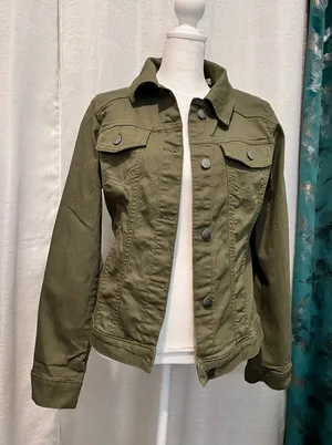 Lee Denim Green Blazer thumbnail 1