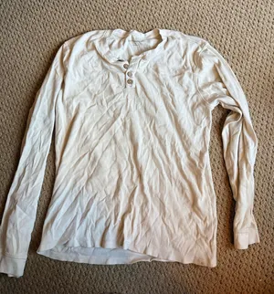 Burt’s Bees Baby long sleeve ribbed top White Size XL thumbnail 1