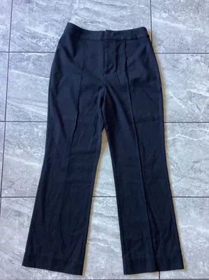 Reformation Black Pintuck High Rise Wide Leg Trousers Pants Size 6 thumbnail 1